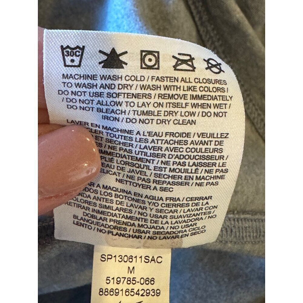 Nike Sweatshirt Men Medium Gray Half Zip Dri‎ Fit Running Flex Vent Pullover - Picture 11 of 12